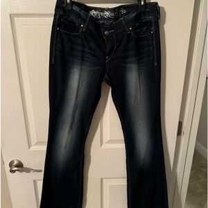 Express Flare Stella Regular Low Rise Jeans Size 8